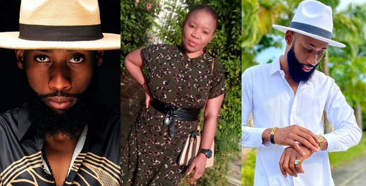 Lady calls out Tochi over picture