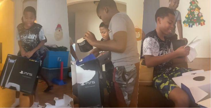 Heartbreaking moment as two kids gets pranked with fake PS5 gift (Video)