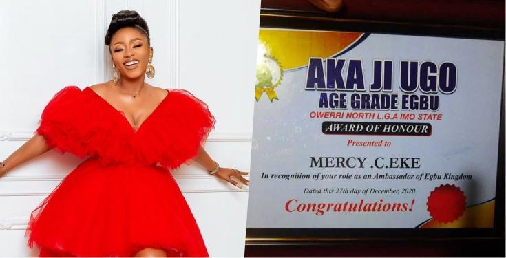 Mercy Eke crowned ambassador of Egbu Kingdom in Imo
