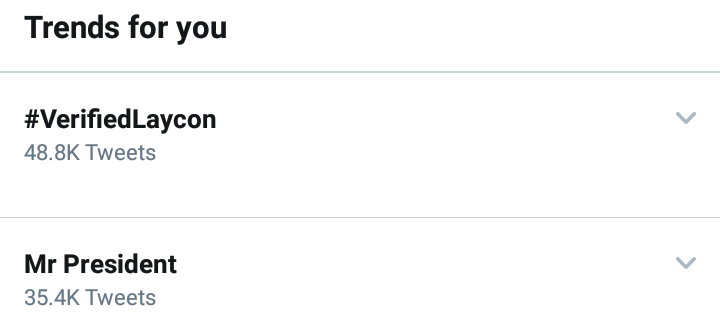 Laycon becomes first to be verified on Twitter