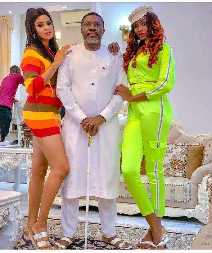 "You won use them for sacrifice" - Fans troll Kanayo O. Kanayo after sharing photos with two ladies