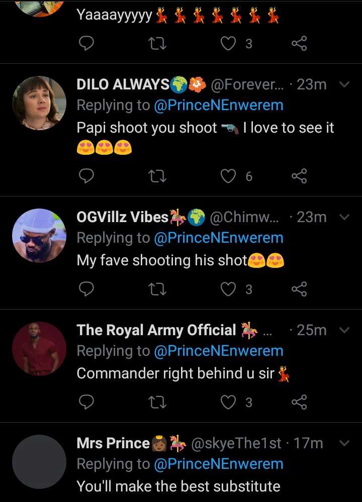 Prince Ewenrem shoots shot at Ebuka Obi-Uchendu as substitute on TV show