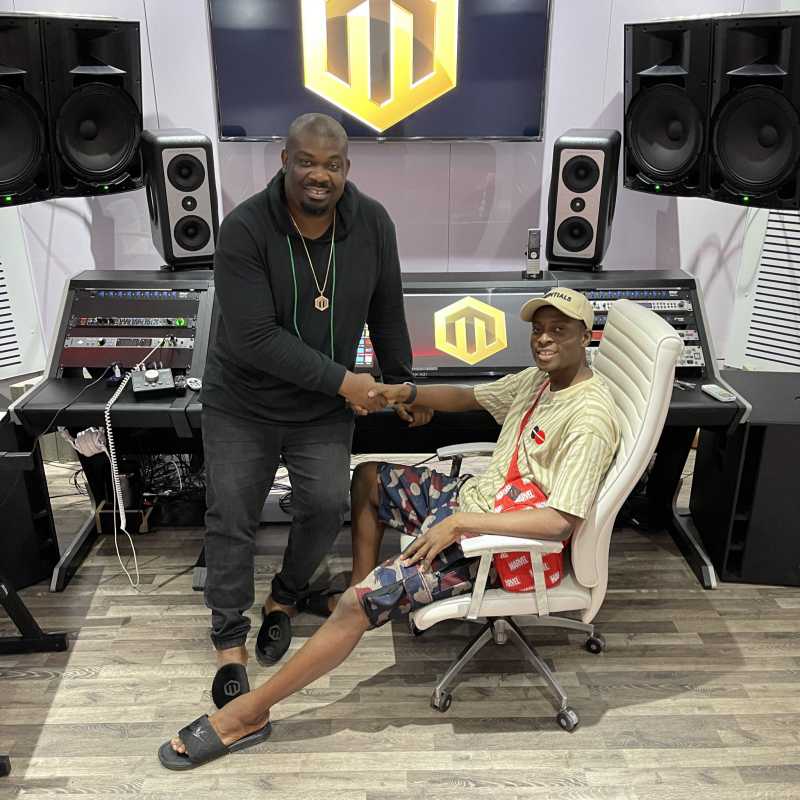 Reactions as comedian, Sydney Talker signs Don Jazzy