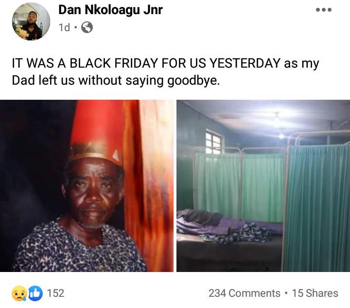 Dan Nkoloagu Is Dead