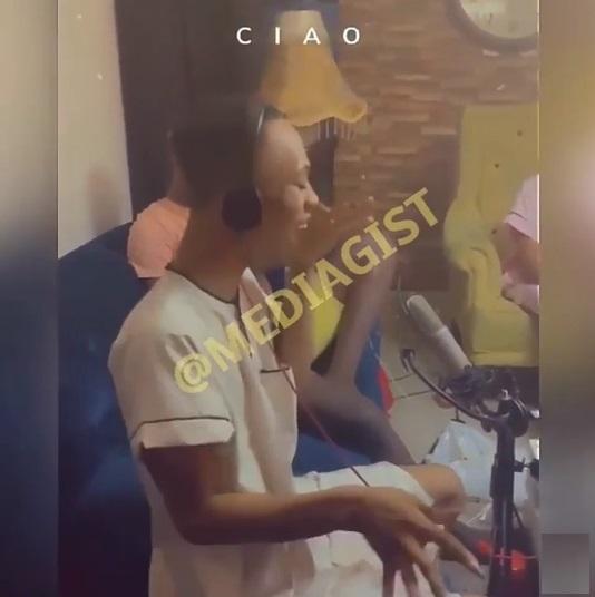 James Brown drops crossdressing, hits studio to record music (Video)