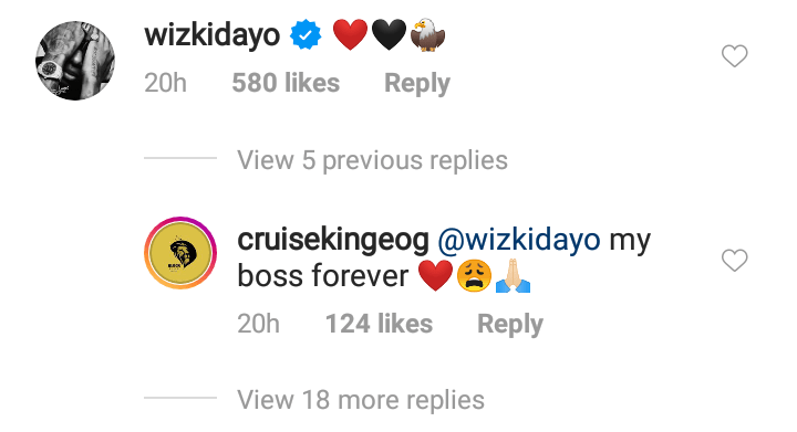 Wizkid's face tattooed on his arm