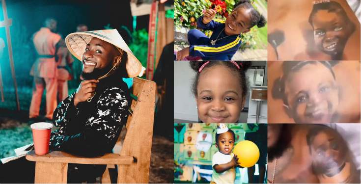 Davido inks tattoo of his children's faces on his body (Video)