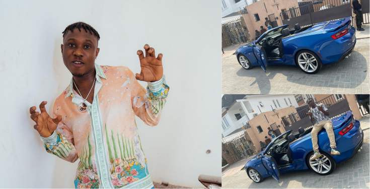 Zlatan Ibile gifts himself new car, Chevrolet Camaro worth N20M