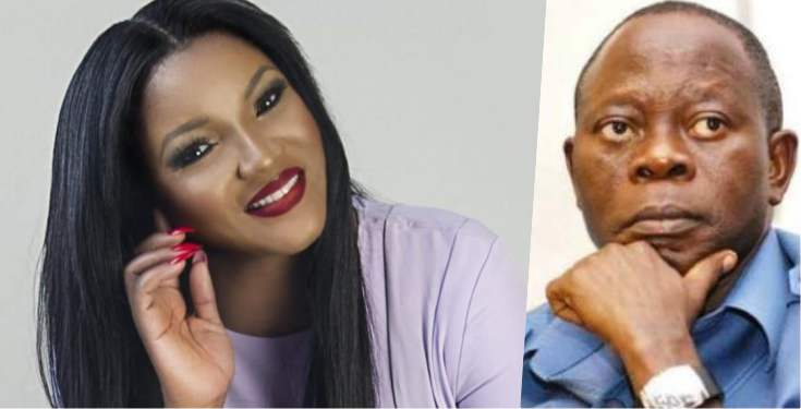 "Prove this story" - Omotola Jalade blast blogger over alleged affair with Oshiomhole