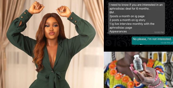 Cee-c turns down N8M deal with 'kayanmata' brand over personal ethics