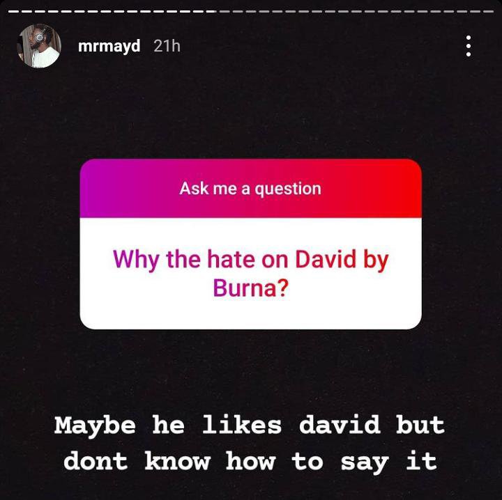 "Why Burna Boy Is Hating On Davido"