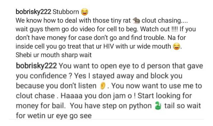 James Brown bobrisky