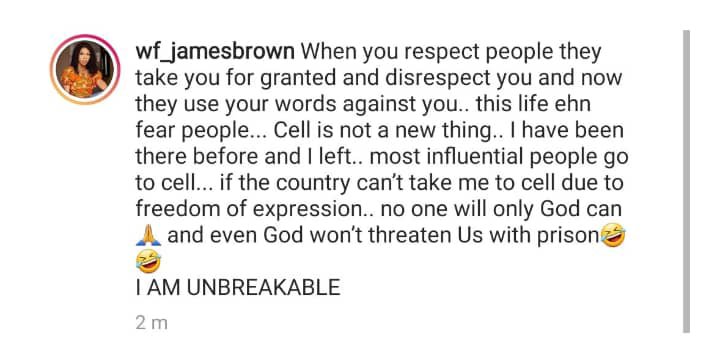 James Brown bobrisky