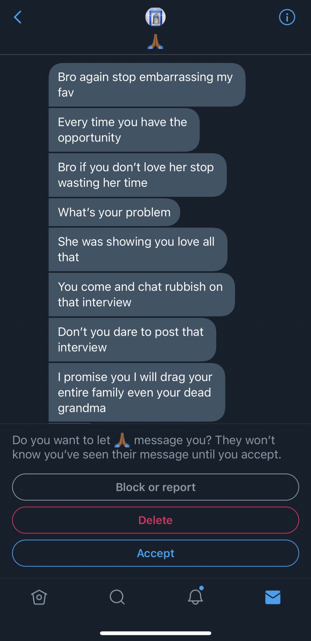 Kiddwaya cries out as fan threatens him