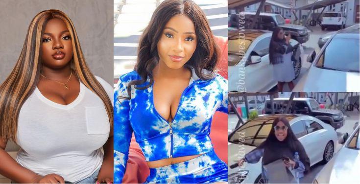 Dorathy laments over parking space while visiting Mercy Eke (Video)