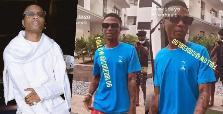 "Why so lean" - Fans express concern over Wizkid's health (Video)