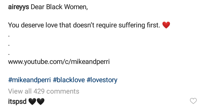 Black women deserve love