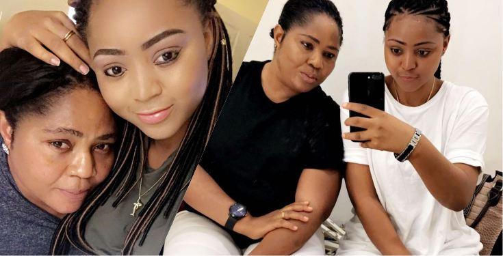 Regina Daniels celebrate mom's birthday, Rita Daniels