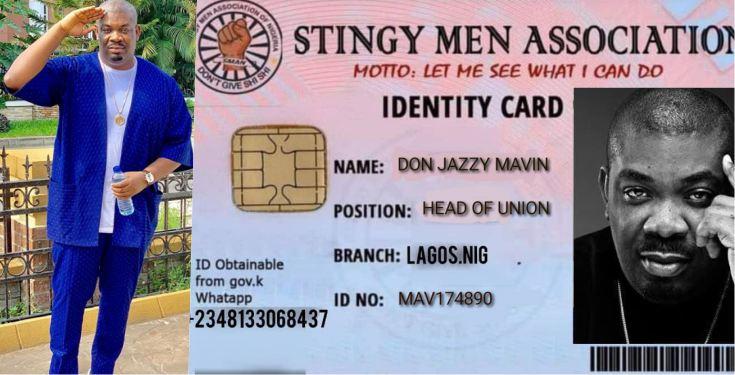 Don Jazzy joins trend, completes registration for 'Stingy Men Association'