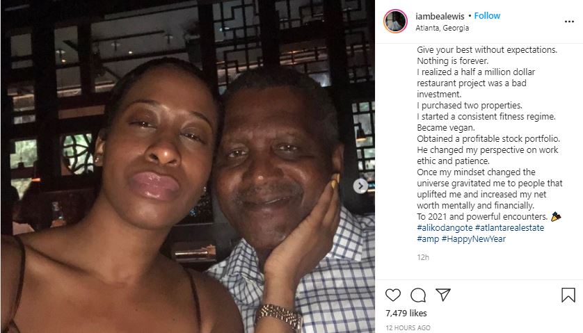 Side chick calls out billionaire, Aliko Dangote for dumping her