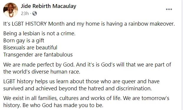 Nigerian Pastor reveal his hiv status