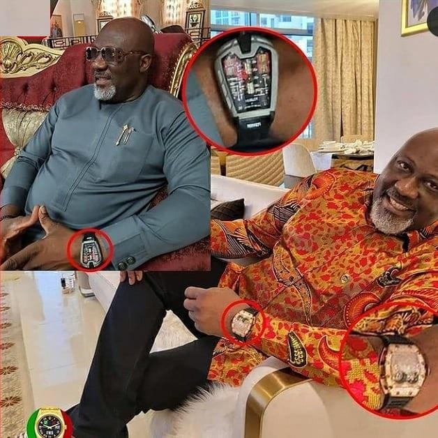 Dino Melaye dragged for showing off fake Hublot wristwatch