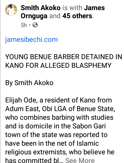 Barber allegedly arrested for giving customers haircuts that 'insults Islam' in Kano