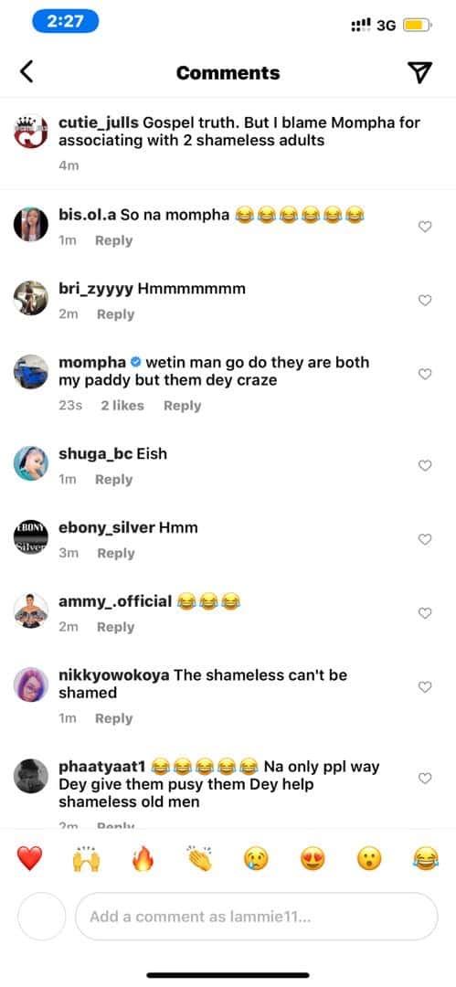 Mompha Reacts To Bobrisky And Nkechi Blessing Fight