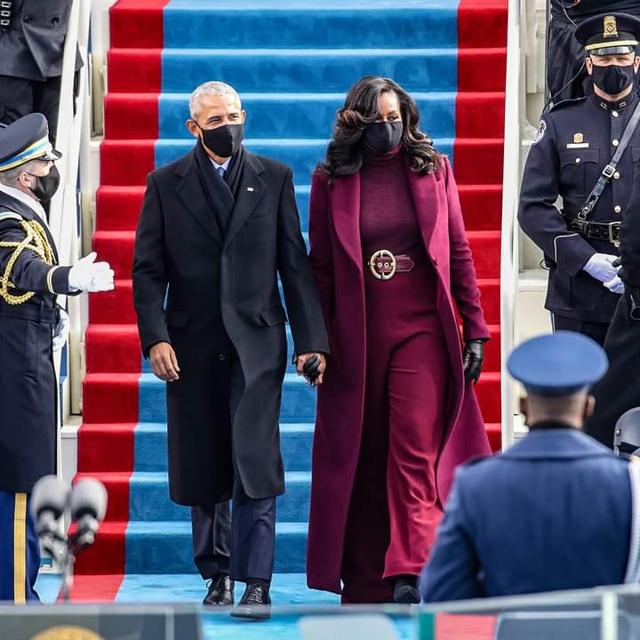 Obama and Michelle's inauguration outfits