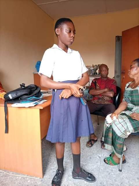 Cross River Schoolgirl Caught With Gun Confesses To Cult Membership
