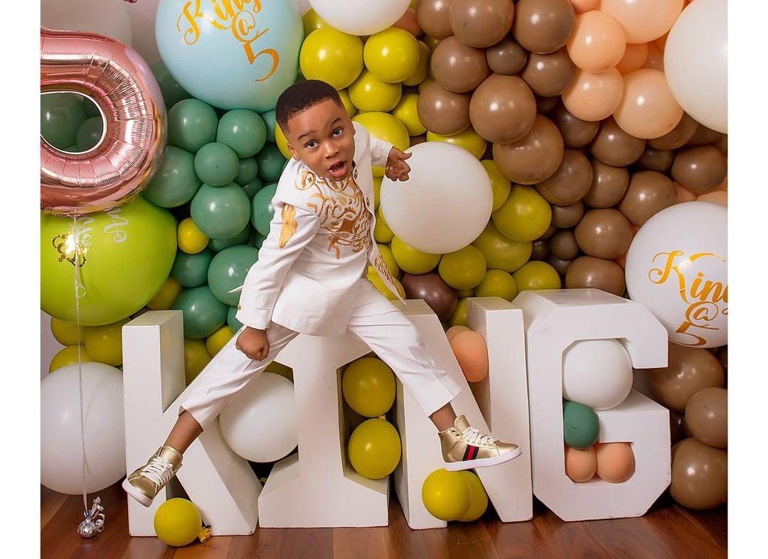 Tonto celebrates son on his birthday