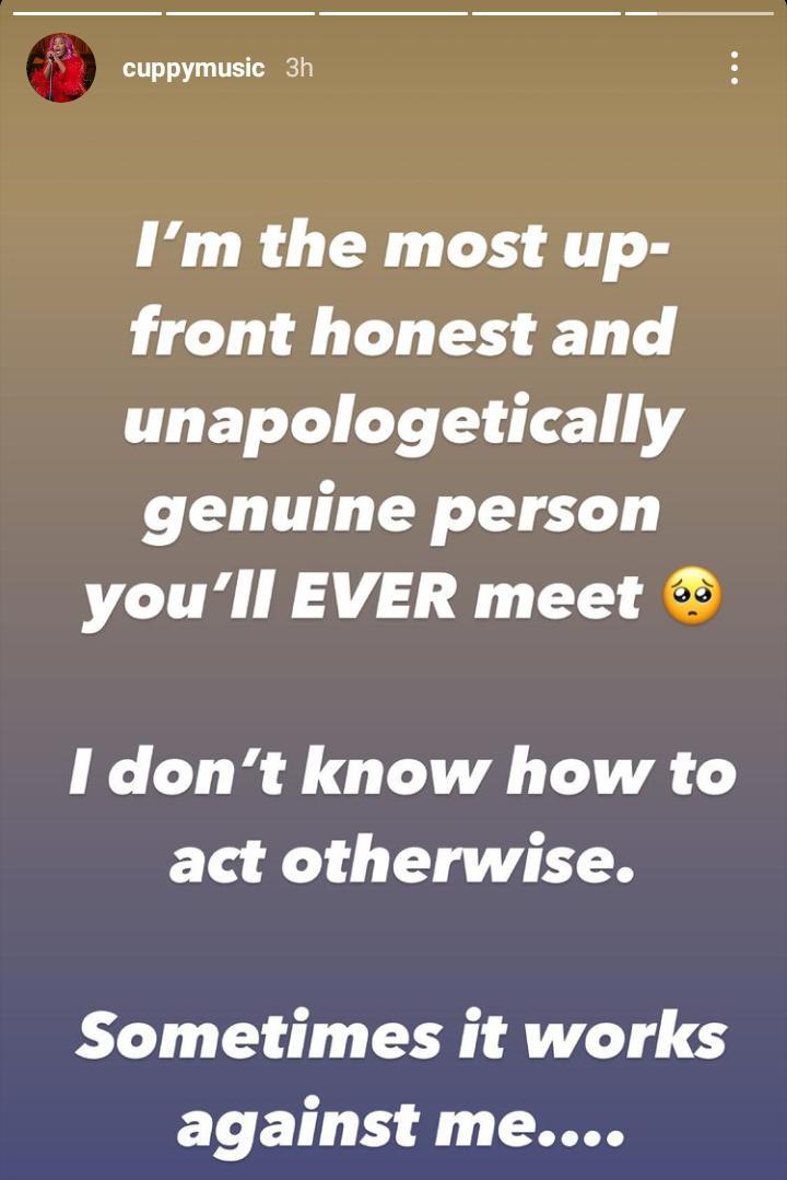 “I’m the most honest person” – DJ Cuppy