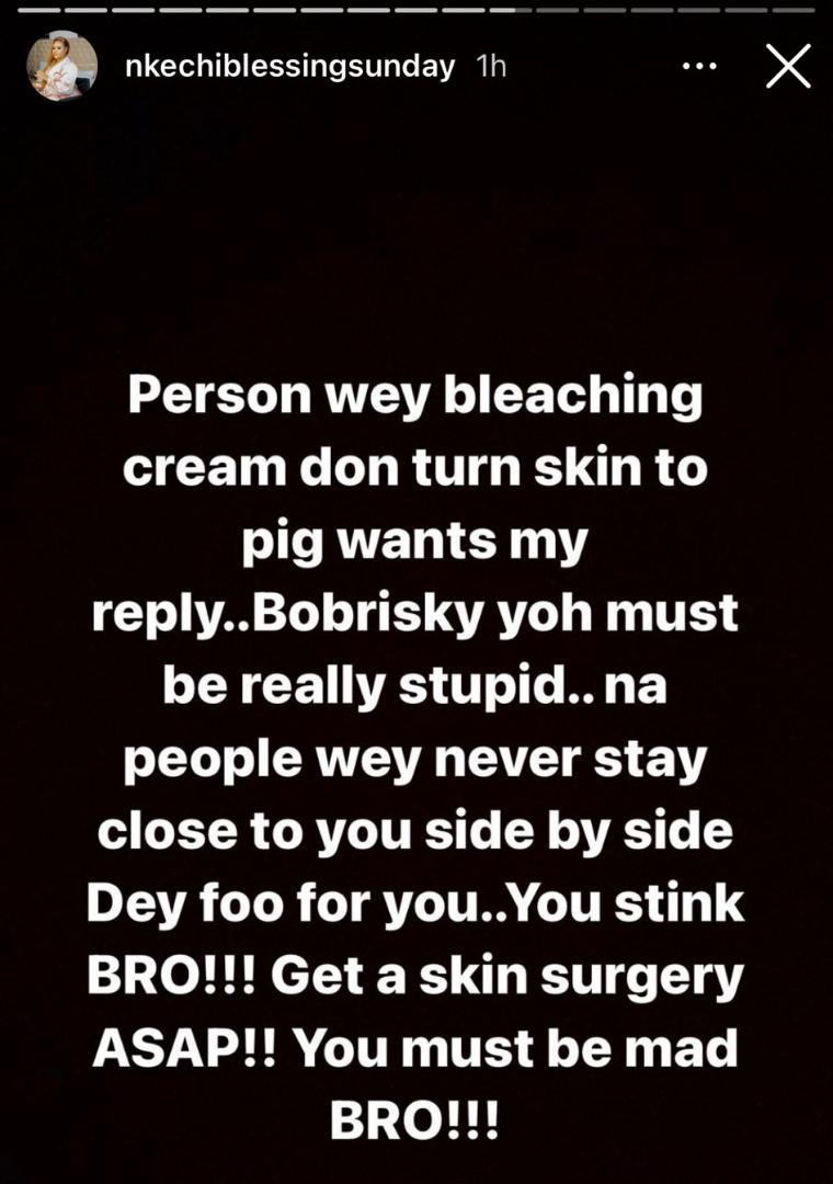 Bobrisky and Nkechi Blessing fight