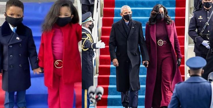 Obama and Michelle's inauguration outfits