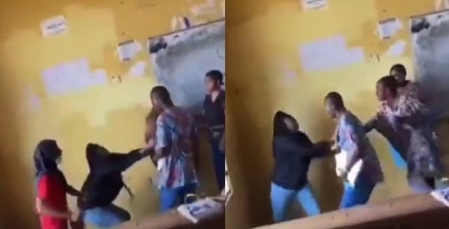 Student fights lecturer