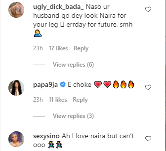 "Kobo you no go see" - Lady dragged for getting tattoo of Naira Marley on her lap