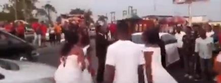 Wife finds out on wedding day that groom is having affair with bridesmaid (Video)