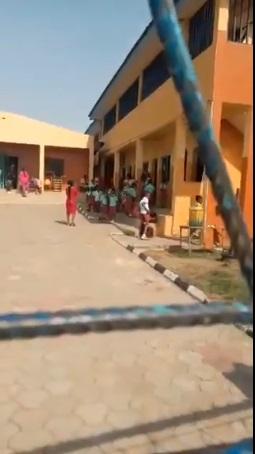 Ekiti State Task Force Locks Children, Teachers In School Over Tax Debt (Video)
