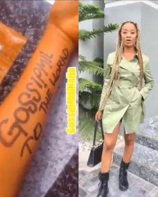 Lady inks tattoo of popular blog name on her arm gossipmill