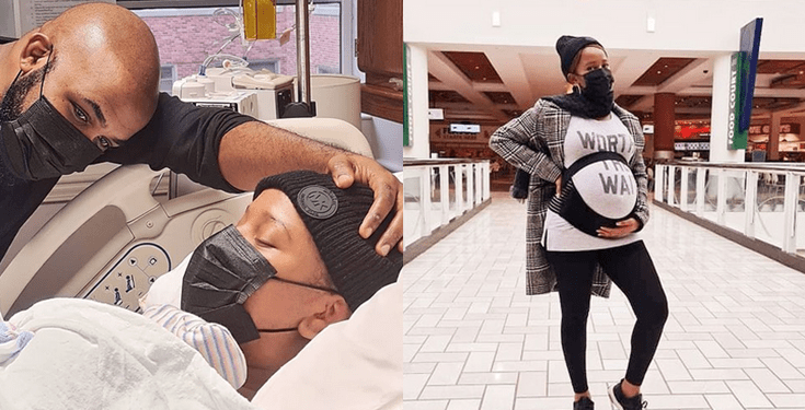 Adesua Shares Photos Of When She Was Pregnant and After Pregnancy