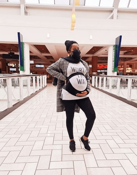 Adesua Shares Photos Of When She Was Pregnant and After Pregnancy