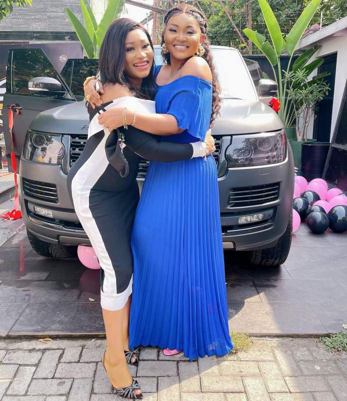 Mercy Aigbe gets brand new Range Rover as birthday gift (Video)