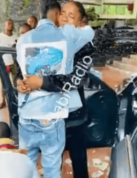 Man sheds tears as best friend gifts him a car on his birthday