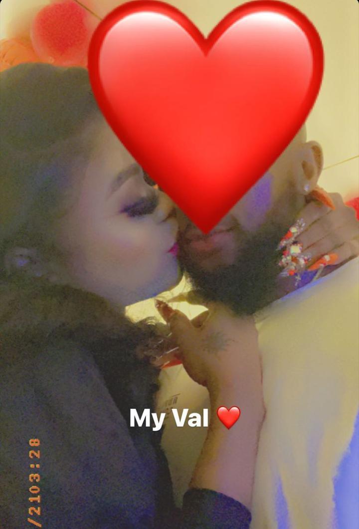 Bobrisky kissing his boyfriend