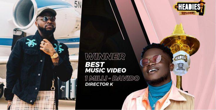 #14thHeadies: Davido’s 1 Milli Wins Best Directed Video