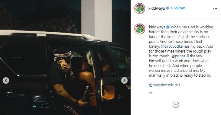 "When people wanna move mad, my lawyer has my back" - Kiddwaya throws shade