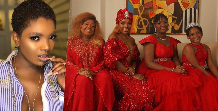 Annie Idibia Shares Stunning 3-Generations Photo With Mum, Daughters