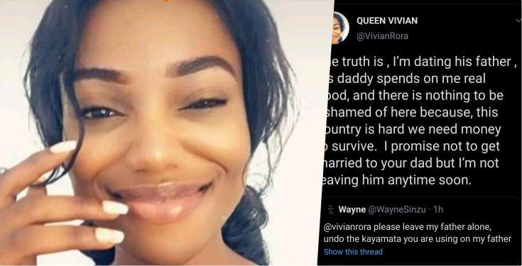 "I'm not leaving you father, country is hard" - Influencer reacts over alleged affair married man