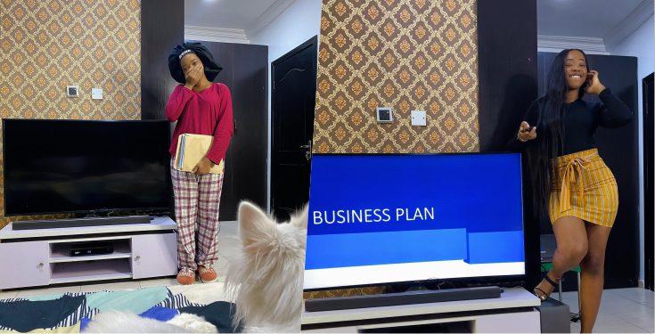 Lady whose husband asked to present business proposal shares update