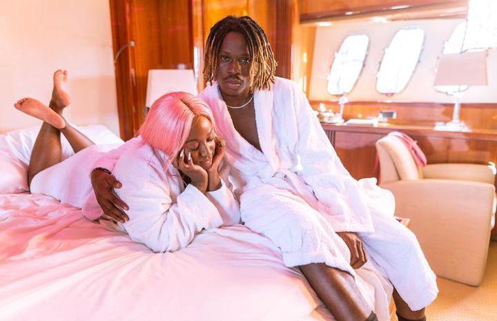 DJ Cuppy loved up with Fireboy